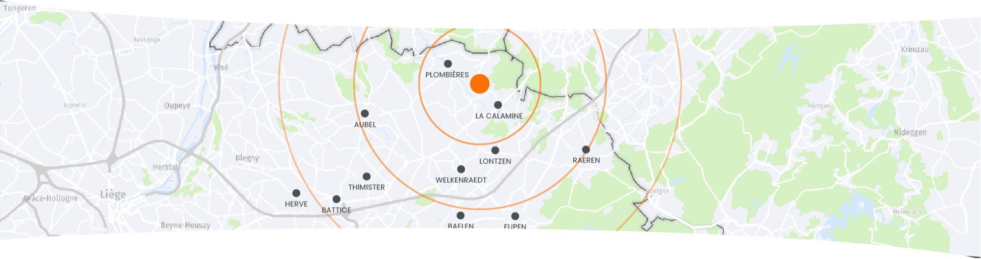 Plombière, La Calamine, Eupen, Raeren, Aubel, Herve,...